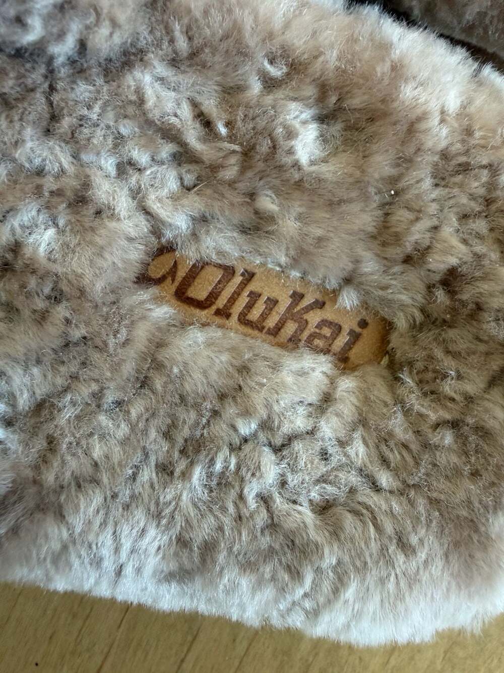 OluKai Kipe'a Heu Women's Shearling Flip Flop Slippers Size US 9 - Picture 5 of 7